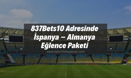 837Bets10 Adresi